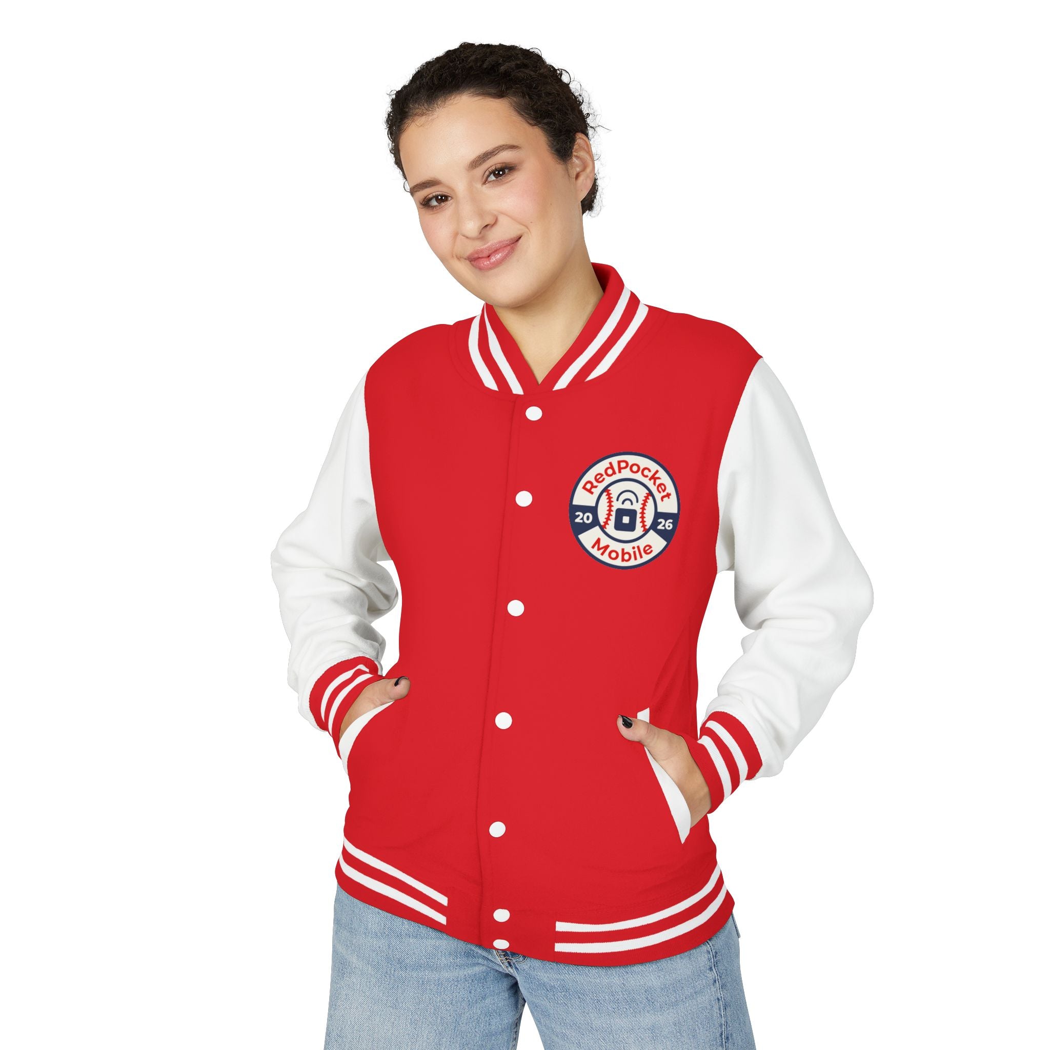 OFFICIAL Letterman Jacket — RedPocket Mobiles "Clubhouse" Jacket