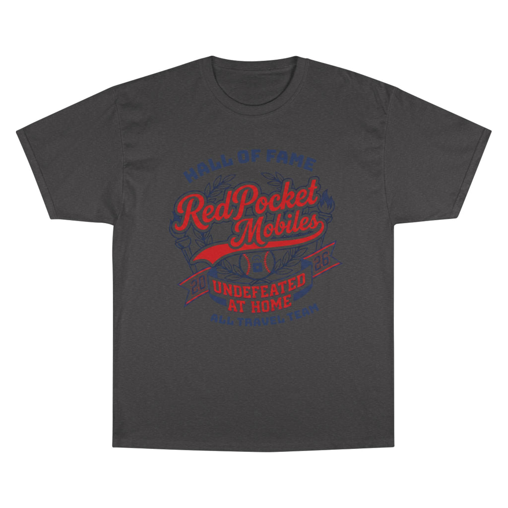 Champion T-Shirt — "Red Pocket Mobiles Undefeated At Home" Hall Of Fame Commemorative T-Shirt