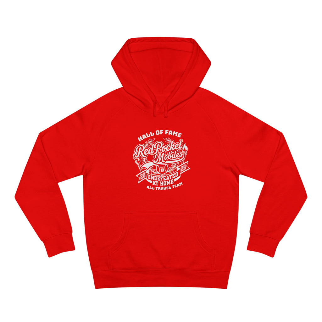 "Red Pocket Mobiles Undefeated At Home" Hall Of Fame Commemorative Hoodie