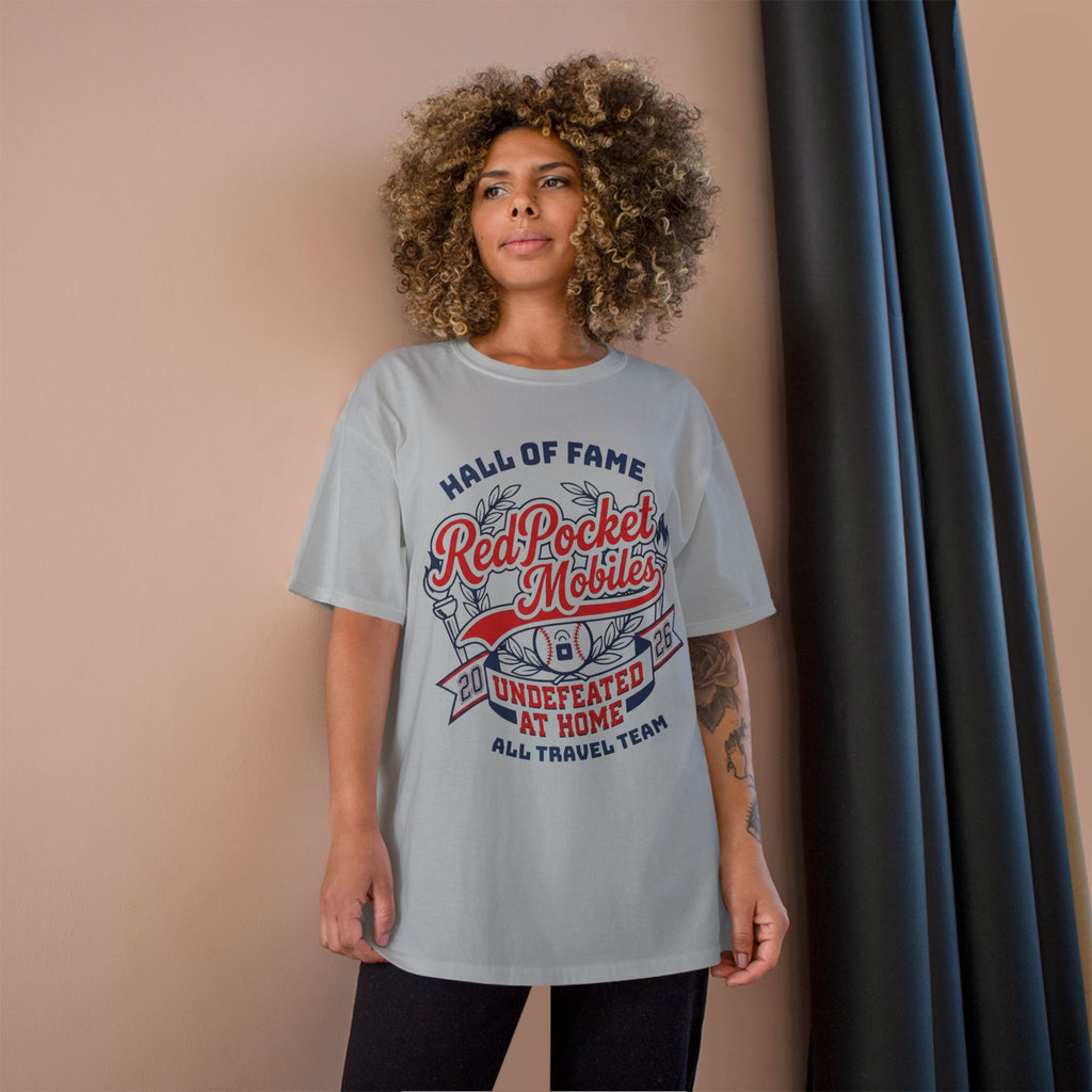 Champion T-Shirt — "Red Pocket Mobiles Undefeated At Home" Hall Of Fame Commemorative T-Shirt