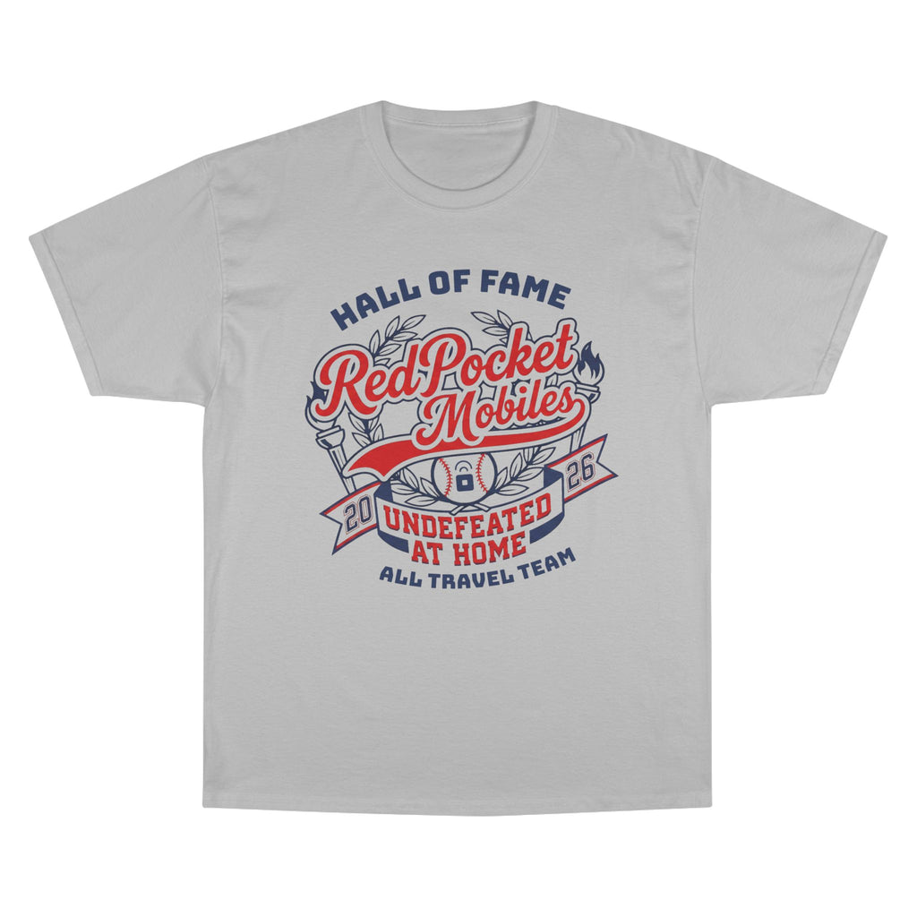 Champion T-Shirt — "Red Pocket Mobiles Undefeated At Home" Hall Of Fame Commemorative T-Shirt