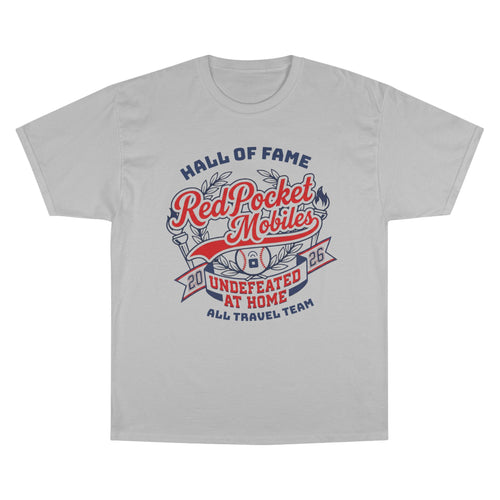 Champion T-Shirt — "Red Pocket Mobiles Undefeated At Home" Hall Of Fame Commemorative T-Shirt