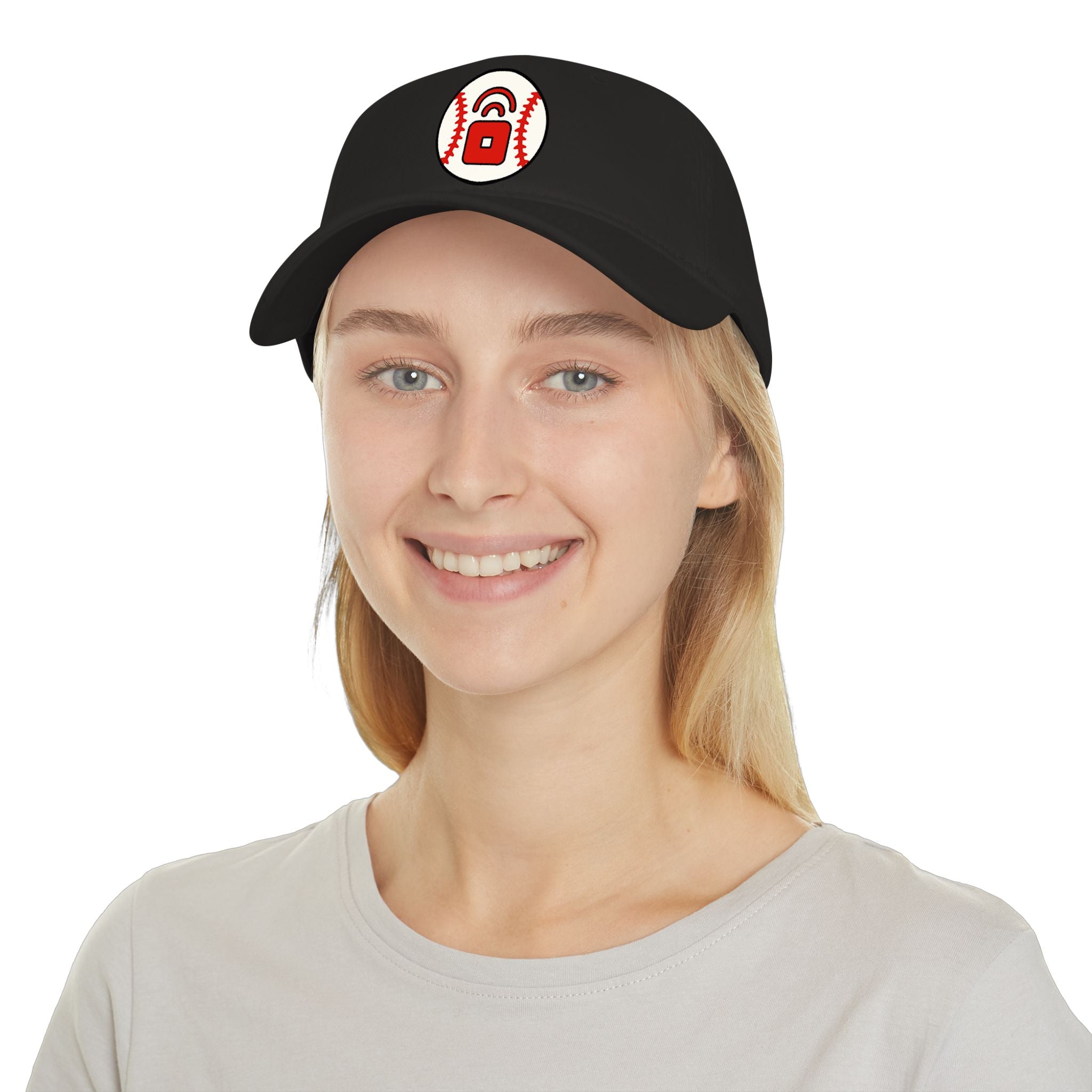 RedPocket Mobiles "Baseball" Logo  - Fitted Hat